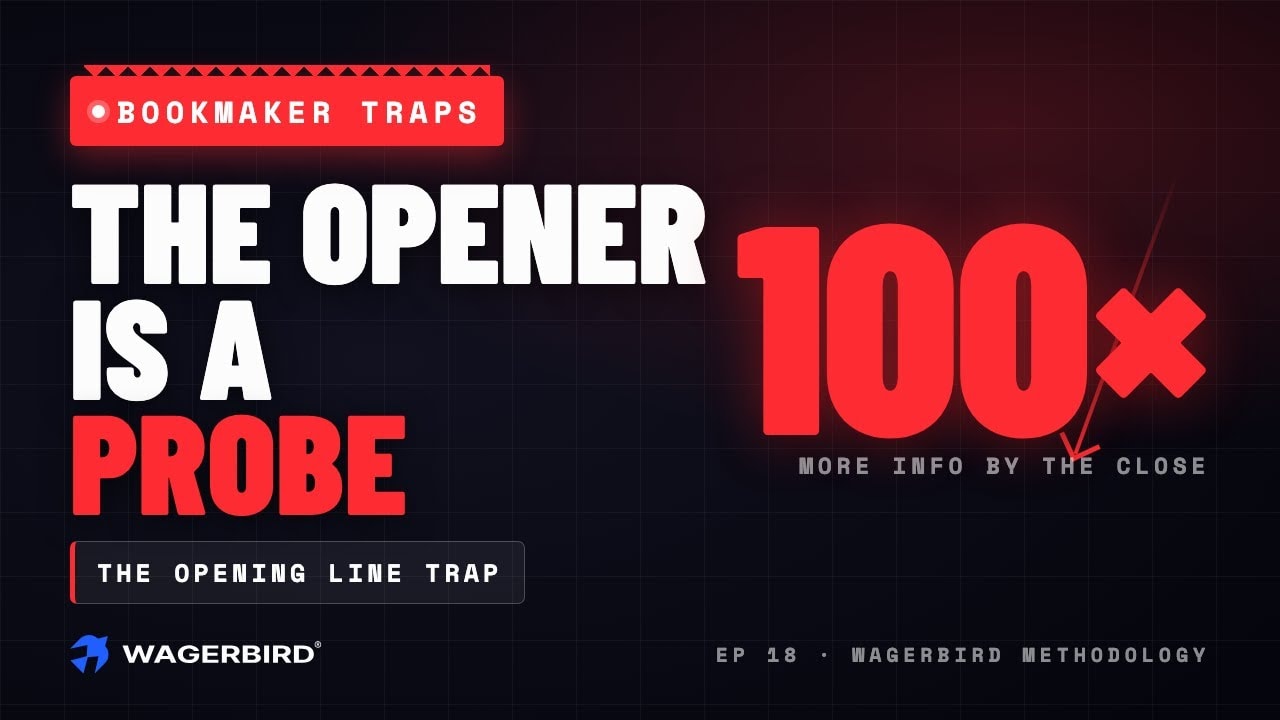 The Opening Line Trap — WagerBird Methodology Ep. 18
