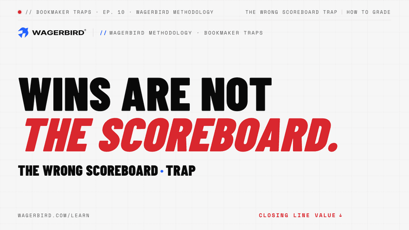 The Wrong Scoreboard Trap. WagerBird Methodology Ep. 10