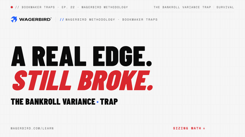 The Bankroll Variance Trap. WagerBird Methodology Ep. 22
